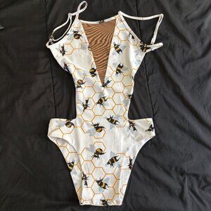 Like New The Bendy Brand Leotard - Size S, Bee Print